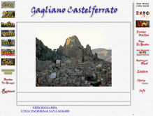 Tablet Screenshot of gaglianocastelferrato.com